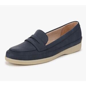 Classic Minimalist Comfort Loafers LifeStride 9.5 M Malta Navy Slip On Flats